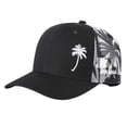 thumbnail image 1 of Yuanlong Unisex Trucker Hat Palm Tree Embroidery Mesh Back Adjustable Baseball Hat Beach Outdoor Sports Hat, 1 of 4