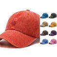 thumbnail image 1 of Yuanlong Unisex Washed Baseball Cap Solid Color Curved Brim Sun Hat Minimalist Classic Running Camping Headwear, 1 of 3