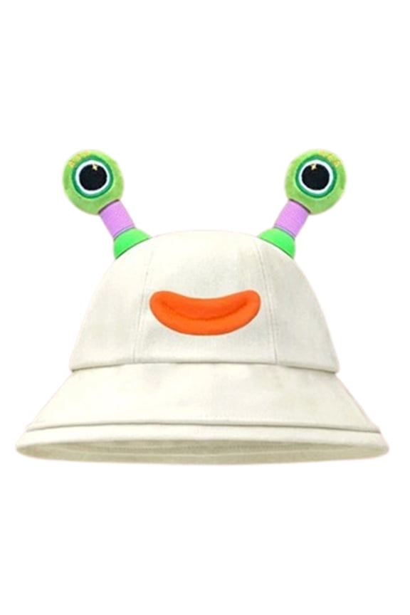 Unisex Whimsical Frog Design Bucket Hat All-Season Fisherman Cap Artistic Athletic Workout Headwear