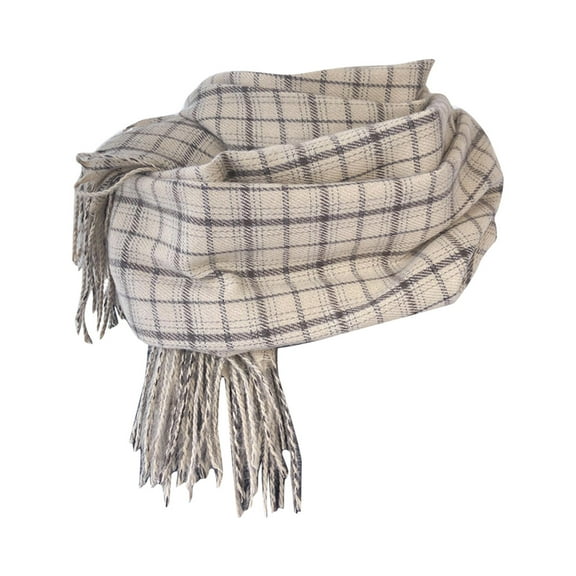 Yuanlong Women Scarves Winter Classic Plaid Printed Long Wraps Shawls With Tassel Outdoor Warm Comfy Large Blanket Scarf