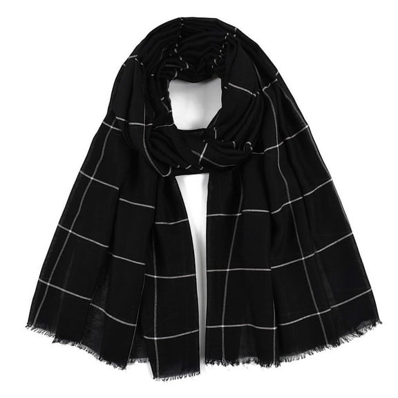 Yuanlong Winter Scarves Christmas For Unisex Classic Tartan Design Long Warm Scarf Daily Neckwear Lightweight Neck Gaiter