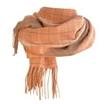 thumbnail image 1 of Yuanlong Winter Scarves Clearance Classic Checkered Thick Fringe Warm Shawl Wraps For Cold Weather Capes Scraf One Size, 1 of 6