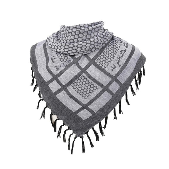 Yuanlong Winter Scarves Double-Layer With Fringed Triangle Plaid Cotton Scarf Outdoor Casual Warm Shawls Wraps One Size