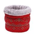 thumbnail image 1 of Yuanlong Winter Scarves Geometric Print High-Neck Short Warm Fleece Lined Double Scarf windproof Face Mask Neck Gaiter, 1 of 2