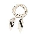 thumbnail image 1 of Yuanlong Winter Scarves Ladies Retro Polka Dots Square Bow Cross Triangular Chiffon Scarf Soft False Collar Neck Guard, 1 of 4