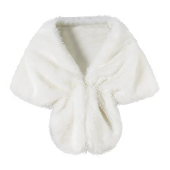 Yuanlong Winter Scarves Ladies Solid Color 1920 Imitation Fur Shawls And Wraps For Evening Dresses Fashion Warmth Scarf