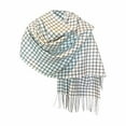 thumbnail image 1 of Yuanlong Winter Scarves Oversized Lightweight Tartan Wrap Shawl With Tassel Autumn Outdoor Elegant Ladies Capes Scarfs, 1 of 3