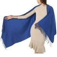 thumbnail image 1 of Yuanlong Winter Scarves Oversized Solid Color Thick Shawls Wraps With Tassel Autumn Casual Capes Ladies Warm Soft Scarfs, 1 of 2