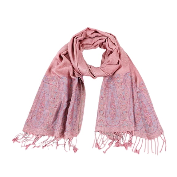 Yuanlong Winter Scarves Oversized Tassel Block Color Ladies Cardigans Capes Versatile Neckwear Comfort Lightweight Scarf