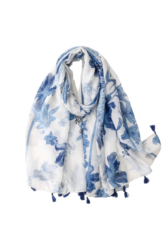 Winter Scarves Poncho Long Open Front Boho Print Scarf Capes With Tassel Outing Neckwear Ladies fashion Shawl