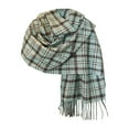 thumbnail image 1 of Yuanlong Winter Scarves Unisex Classic Checkered Long Warmth Shawls Wraps With Tassels Comfortable Neckwear Soft Scarfs, 1 of 3