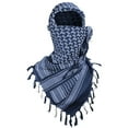 thumbnail image 1 of Yuanlong Winter Scarves Unisex Double-Layer With Fringed Triangle Hooded Scarf Outdoor Windproof Shawls Wraps One Size, 1 of 4