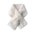 thumbnail image 1 of Yuanlong Winter Scarves Women Cross Collar Solid Color Thickened Plush Warm Scarf Comfortable Soft Shawl Scarf One Size, 1 of 3