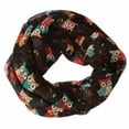 thumbnail image 1 of Yuanlong Winter Scarves Womens Owl Graphic Loop Padded Knitted Warmth Scarf Fashion Neck Wear Comfort Scarves One Size, 1 of 2
