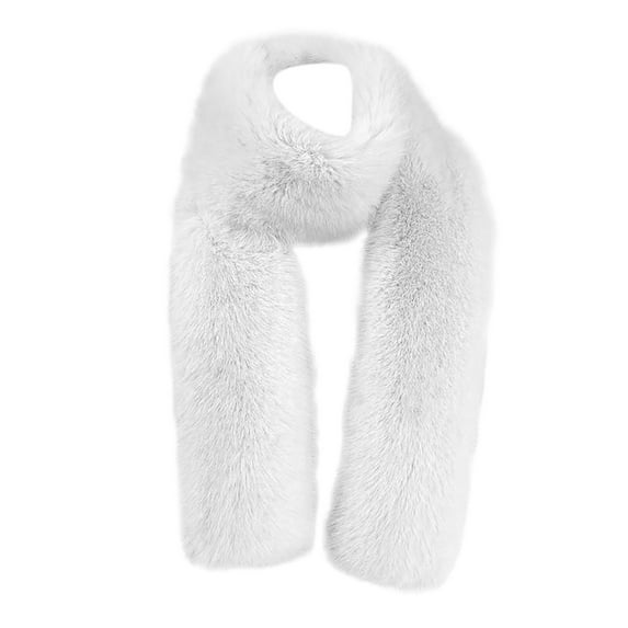 Yuanlong Winter Scarves Womens Solid Color Long Thickened Warmth Soft Scarf Cold Weather Neckwear Cozy Scarves One Size