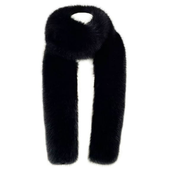 Yuanlong Winter Scarves Womens Solid Color Long Thickened Warmth Soft Scarf Cold Weather Neckwear Cozy Scarves One Size