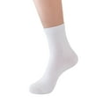 thumbnail image 1 of Yuanlong Women Winter Cotton Socks Solid Color Retro Thick Warm Hosiery Breathable Sweat Wicking Athletic Socks, 1 of 2