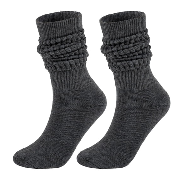 Yuanlong Women Winter Socks Mid-Calf Bubble Versatile Hosiery Warm Comfortable Soft Stylish Socks