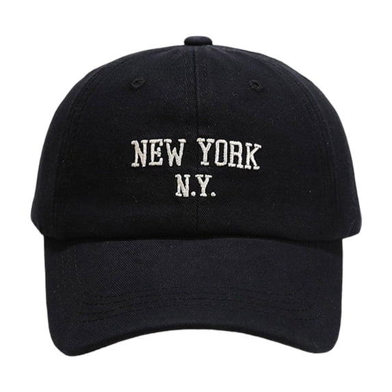 Yuanlong Women's Baseball Cap Curved Brim Letter Embroidered Cap Adjustable Size Casual Wear Sun Hat