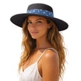 thumbnail image 1 of Yuanlong Women's Fedora Wide Brim Summer Sun Hat Elegant Minimalist Multifunctional Outdoor Activity Headwear, 1 of 4