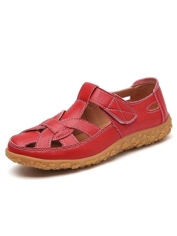 Women's Fisherman Sandals With Adjustable Hook Loop Closed Toe Sandals Daily Leisure And Outdoor Shoes