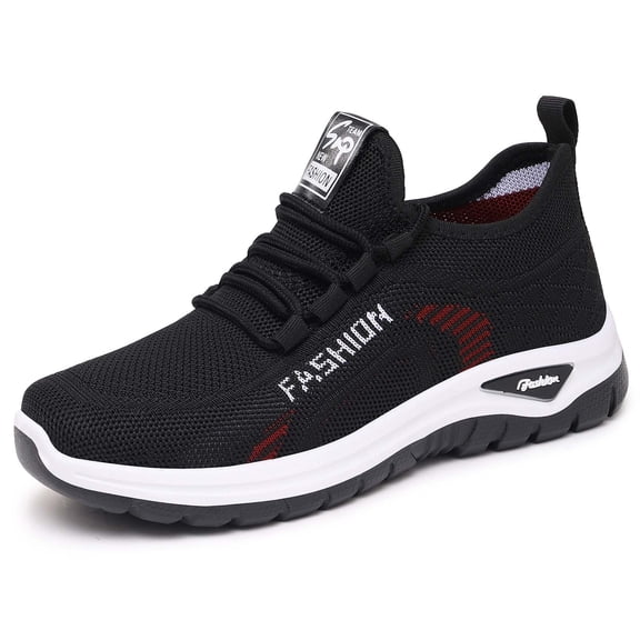 Yuanlong Women's Running Shoes Lace Up Soft Sole Low Top Summer Sneakers Outdoor Sports Athletic Shoes