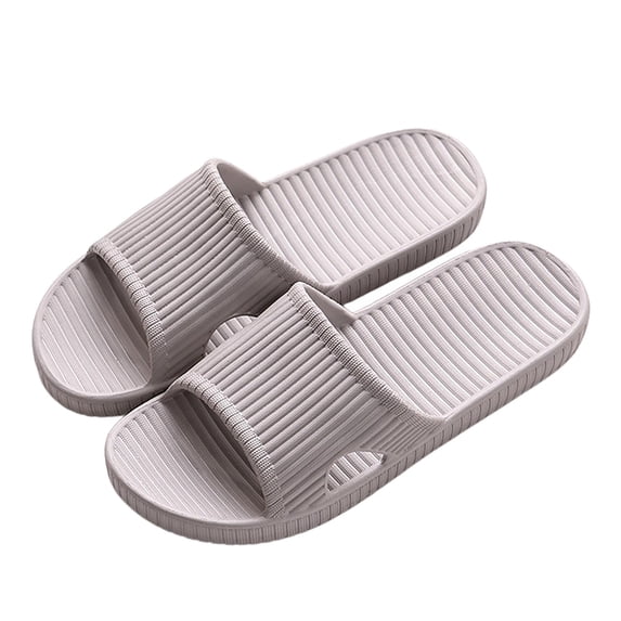 Yuanlong Women's Shower Shoes Single Band EVA Open Toe Slide Slippers Non Lightweight Indoor Bathroom Casual House Slippers