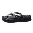 thumbnail image 1 of Yuanlong Women's Thong Sandals Polka Dot Flip Flops Wedge Soft EVA Platform Non Comfort Casual Beach Walking Sandals, 1 of 9