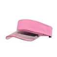 thumbnail image 1 of Yuanlong Women's Visor Solid Color Wide Brim Cap Sun Protection Stylish Transparent Breathable Sun Hat, 1 of 2