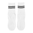 thumbnail image 1 of Yuanlong Women's Yoga Crew Socks Striped Non- All-Season Socks Soft Breathable Classic Minimalist Athletic Hosiery, 1 of 6