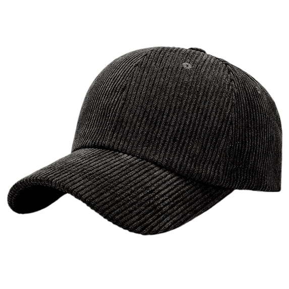 Yuanlong Womens Baseball Caps Solid Color Corduroy Cap Structured Curved Brim Adjustable Size Daily Hat