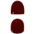 thumbnail image 1 of Yuanlong Womens Beanie Hat Cable Knit Thick Warm Winter Hat Tag Decor Soft Minimal Cozy Casual Outdoor Skiing Driving Headwear, 1 of 2