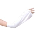 thumbnail image 1 of Yuanlong Womens Fingerless Gloves Sun Blocking Gloves Mittens Solid Color Outdoor Activities Handwear, 1 of 4