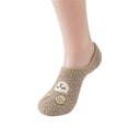thumbnail image 1 of Yuanlong Womens Fuzzy Slipper Socks Soft Plush 3D Animal Face Low Cut Ankle Socks Fall Winter Novelty Cozy Footies, 1 of 2