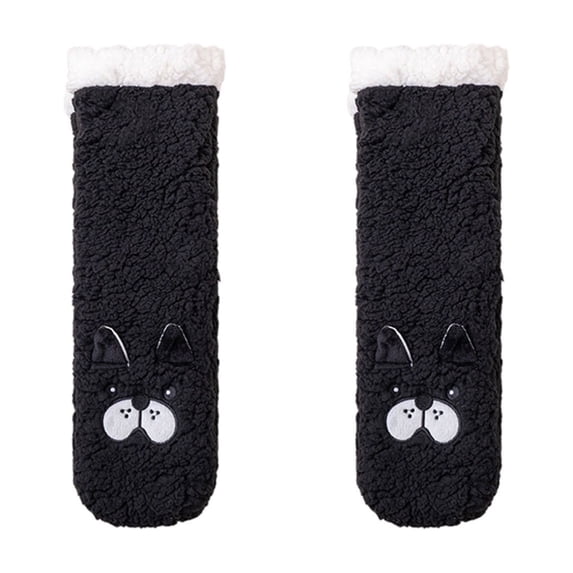 Yuanlong Womens Fuzzy Socks Plush Coral Winter Home Socks Cute Animal Thermal Socks Fluffy Lined Cozy Sleep Floor Socks