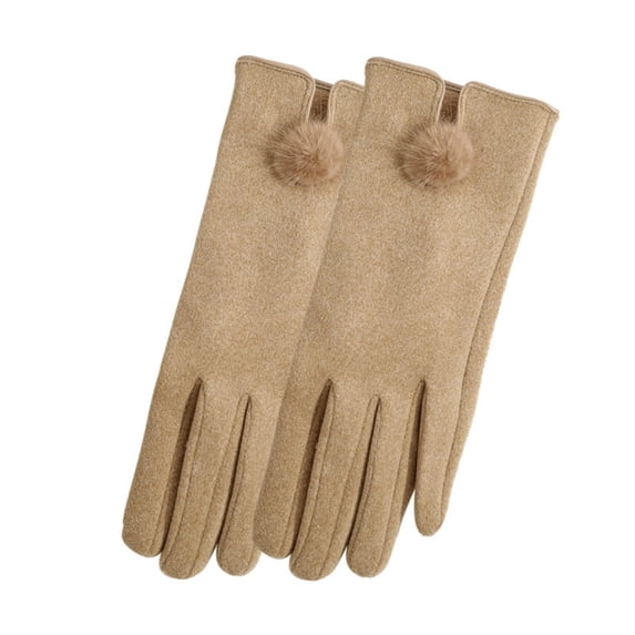 Yuanlong Womens Gloves Winter Soft Touchscreen Warm Glove With Thicker Insulation And Snowproof Glove