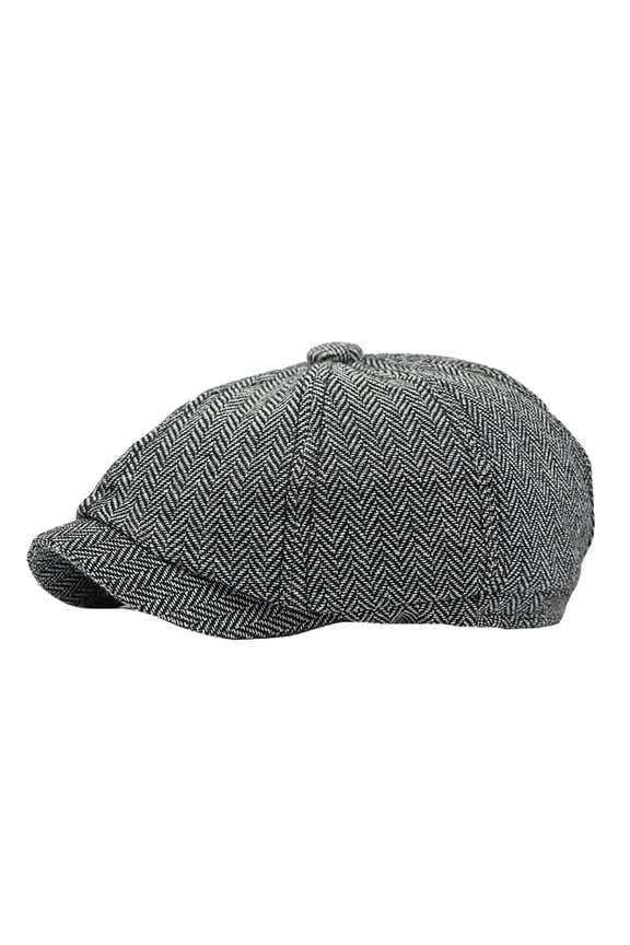 Womens Hats Herringbone Tweed Newsboy Cap Retro Textured Design Fashion Spring Summer Outings Daily Wear Lady Hat