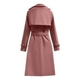 thumbnail image 1 of Yuanlong Womens Jackets Winter Warm Long Turn-Down Collar Double Button Coats Elegant Formal Outerwear Jacket With Pockets, 1 of 3