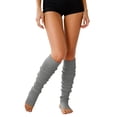 thumbnail image 1 of Yuanlong Womens Leg Warmers Stretchy Ribbed Knitted Thigh High Socks Leg Warmers Cozy Casual Daily Wear Fashion Yoga Socks, 1 of 4
