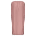 thumbnail image 1 of Yuanlong Womens Maxi Skirts Back Slit Elastic Waist Drawstring Linen Maxi Skirts Spring Summer Commute Lightweight Skirts, 1 of 8