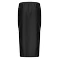 thumbnail image 1 of Yuanlong Womens Maxi Skirts Back Slit Elastic Waist Drawstring Linen Maxi Skirts Spring Summer Commute Lightweight Skirts, 1 of 8