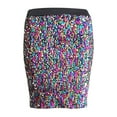 thumbnail image 1 of Yuanlong Womens Midi Skirts High Waist Sequin Bodycon Skirts Carnival Shiny Dance Performance Skirt For Cheerleader Wear, 1 of 4