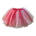 thumbnail image 1 of Yuanlong Womens Mini Skirts Elastic Waist Bow Detail Layered Tutu Skirts Summer Party Playful Cute Fashion Short Half Dress, 1 of 4