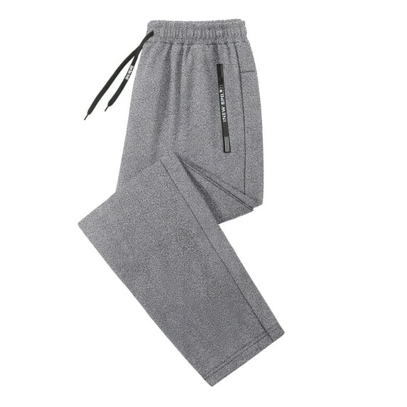 Yuanlong Womens Pants Plain Drawstring Waist Straight Leg Tapered Sweatpants Fall Commute Zipper Pockets Ladies Trousers