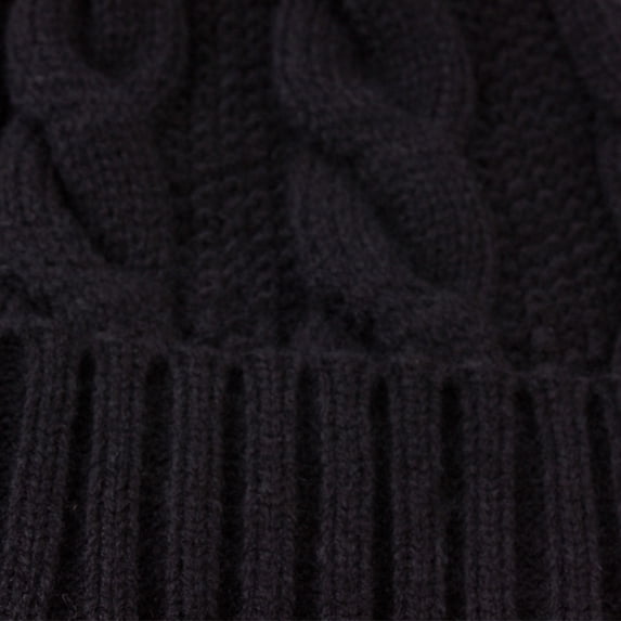 Yuanlong Womens Pompom Beanie Hat Cable Knit Thick Lined Stretchy Winter Skull Cap Soft Warm Casual Outdoor Skiing Headwear