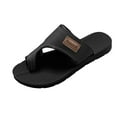 thumbnail image 1 of Yuanlong Womens Sandals Shoes Toe Loop Flat Thong Sandals Solid Color Dressy Daily Outdoor Beach Slide Sandals, 1 of 7