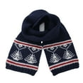 thumbnail image 1 of Yuanlong Womens Scarves Christmas Tree Pattern Ribbed Knitted Woolen Soft Scarf Winter Holiday Warm Neckwear Neck Gaiter, 1 of 4