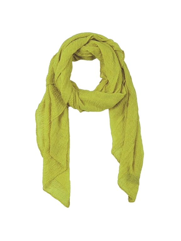 Womens Scarves Linen Texture Long Neck Wraps Lightweight Soft All Season Casual Daily Vacation Travel Shawl Scarves