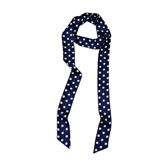 Yuanlong Womens Scarves Polka Dot Satin Elegant Long Scarf Lightweight Stylish Everyday Wear Neck Wrap
