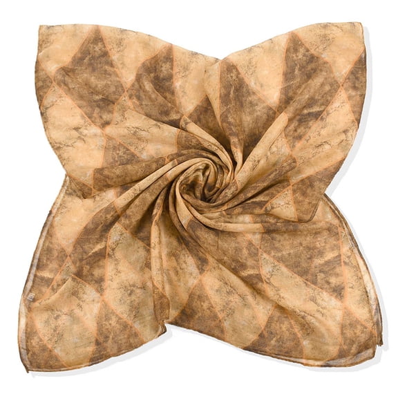 Yuanlong Womens Scarves Tie Dye Diamond Grid Pattern Warm Shawl & Wraps Winter Spring Outing Classic Neckwear Lady Scarf